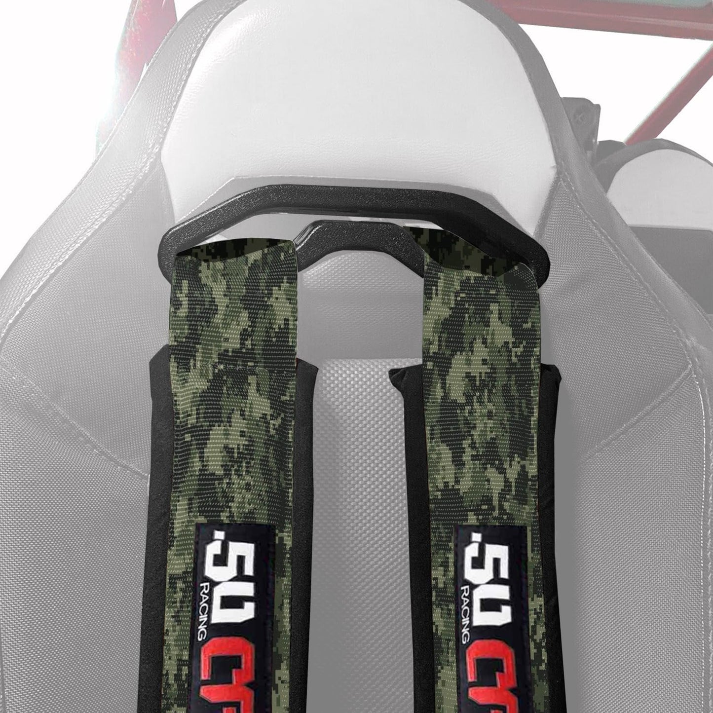 1pc 4 Point Harness for Bucket Seat, Push Release, 10 Color Options, Racing Harness, Race Car, Off Road, UTV, RZR [6008A7]