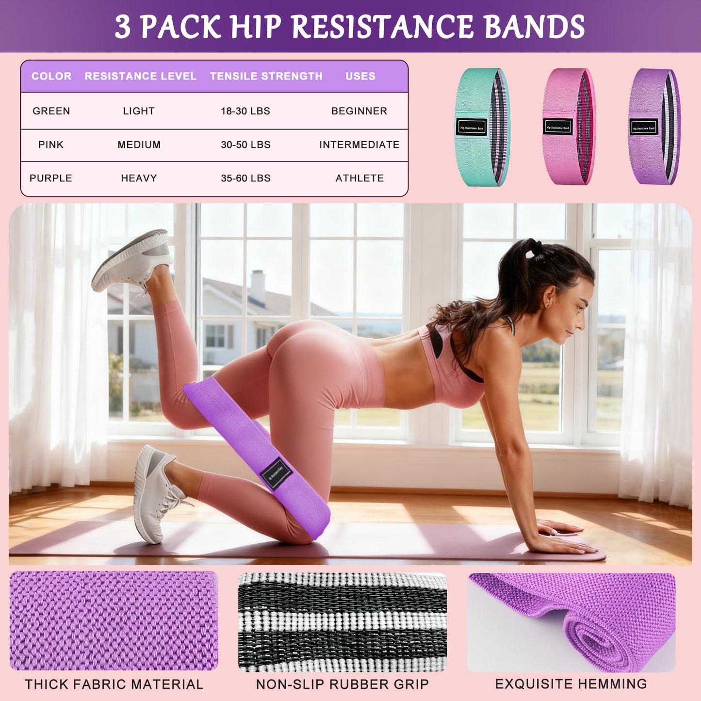 Pilates Kit for Women, Pilates Equipment Kit for Women Home Workouts, Pilates Ring Set, Home Pilates Essentials Kit with Pilates Ring and Ball, Resistance Bands for Strength, Toning, Flexibility
