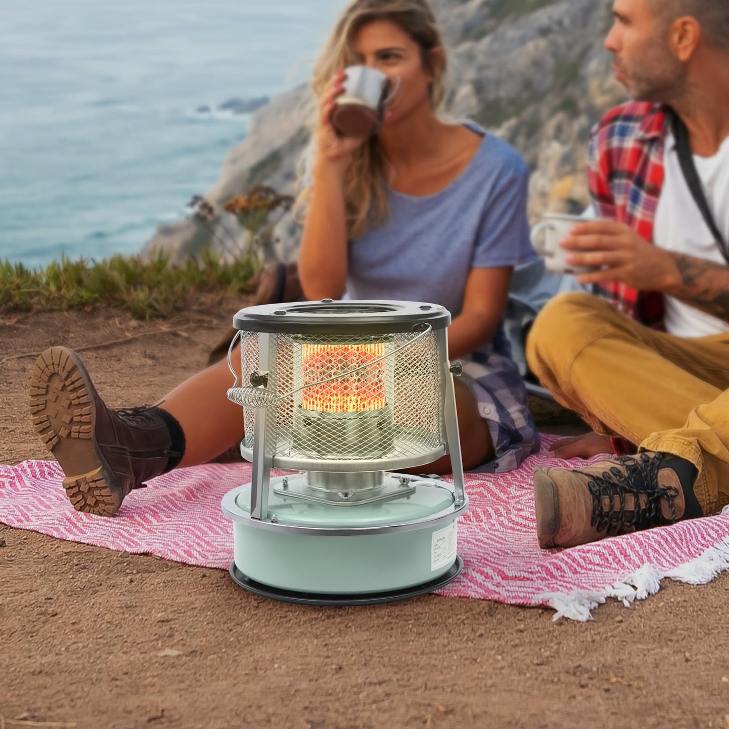 Outdoor Camping Kerosene Heater, Portable Kerosene Heater, Outdoor Stove, for for Hunting, Hiking, Survival Emergency & Patio, Ice Fishing, Etc