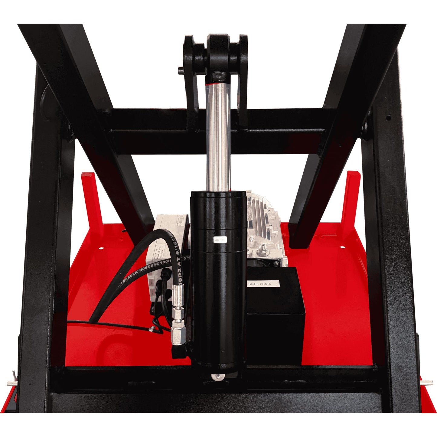PAKE Electric Hydraulic Scissor Lift Table, 2,200 lb. Capacity, 48" x 36" Platform, 36.25" Lifting Height