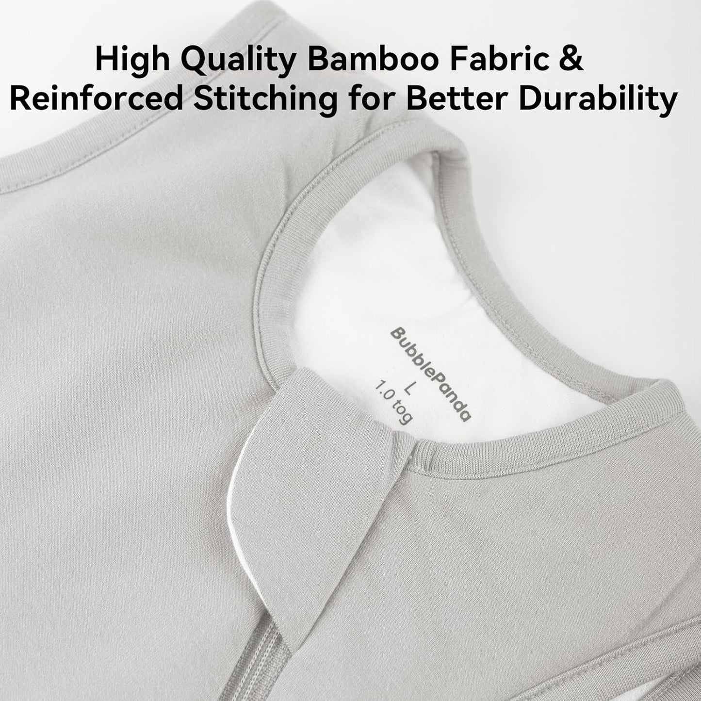 Bamboo Rayon Sleep Sack by [Brand Name] - Ultra Soft 2.5 Tog Winter Wearable Blanket for Babies 6-12 Months | 2-Way Zipper, Unisex