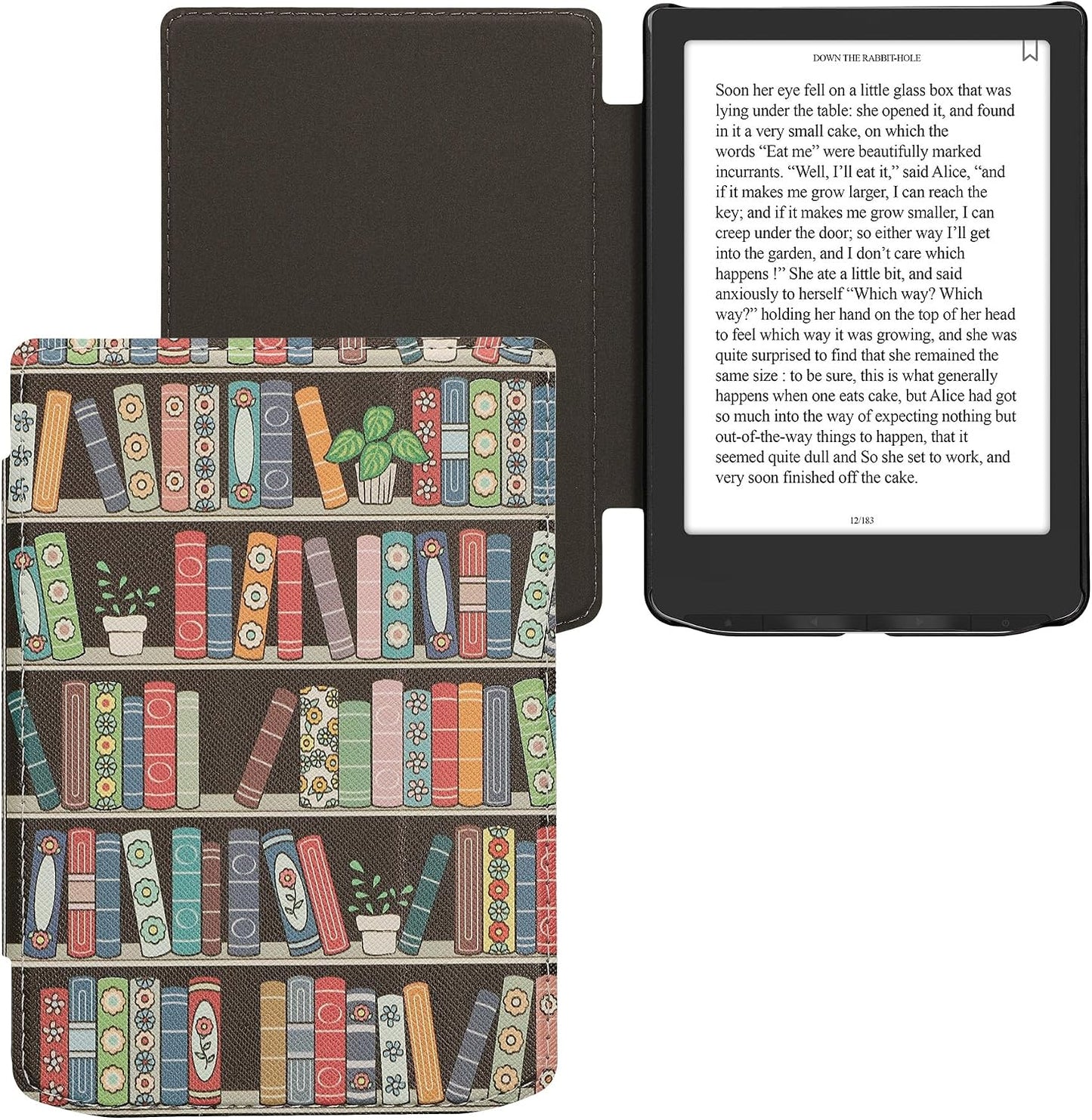 kwmobile Summer Case Compatible with Pocketbook Verse/Verse Pro/Verse Color/Vivlio Light/Light HD Case - eReader Cover