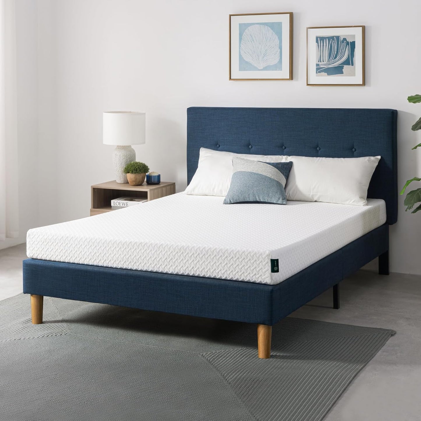 Zinus 6 Inch Full Memory Foam Mattress - Cooling Comfort, Fiberglass Free, Medium Feel, Safe Materials