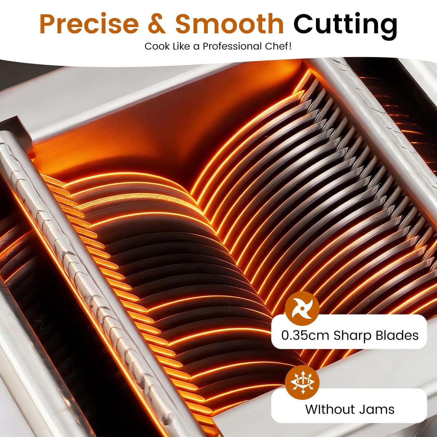 Meat Cutter Machine, 1100W Electric Slicer Cutting Machine Portable Commercial Meat Slicer with Raised Inlet & Stainless Steel Knife Comb for Home Kitchen Supermarket Beef Chicken Lamb
