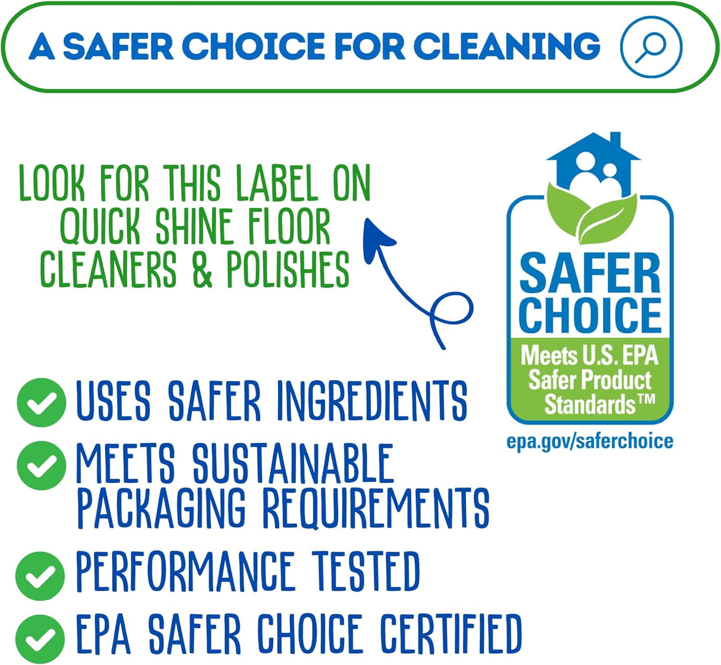 Quick Shine Hardwood Floor Cleaner - 27oz 2-Pack | Streak-Free, No Rinse Formula | Effective Dirt & Scuff Removal