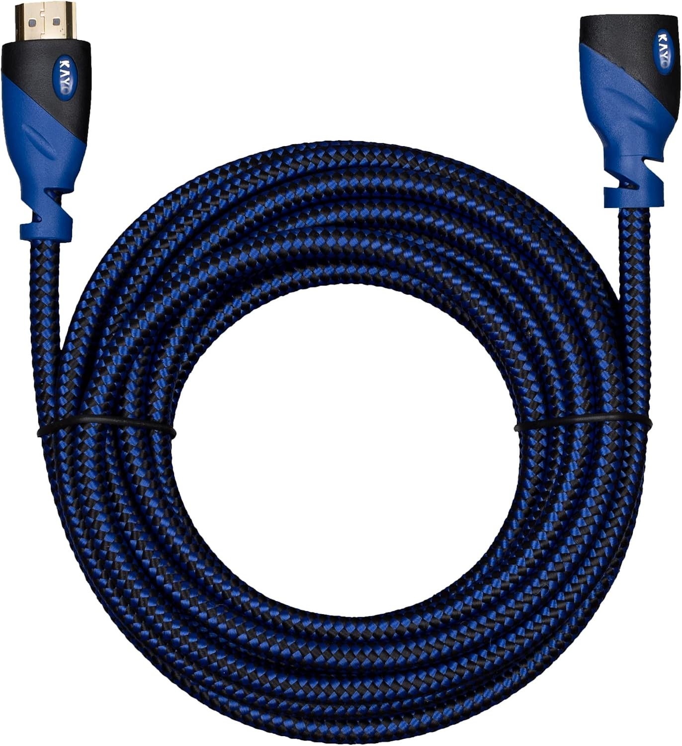 KAYO 25 (2.0b) 4k 3D, 2160p, 2.2 25ft HDMI Extender - Male to Female, Extension Cable ( Feet ) High-Speed HDMI Cable