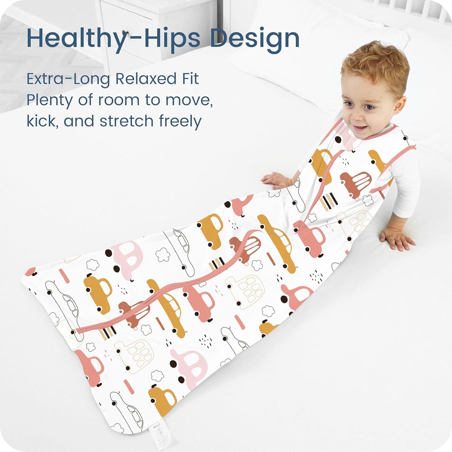 Regine Switzerland Toddler Sleep Sacks | 0.5 TOG Light Summer Wearable Blankets, Extra Long XL, 2 Pack