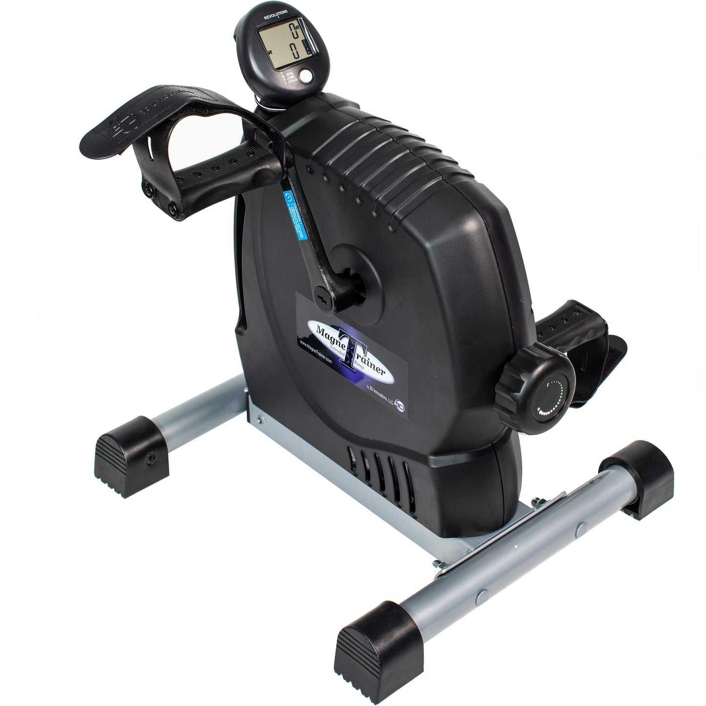 DeskCycle MagneTrainer-ER Mini Exercise Bike with Ultra-Smooth Magnetic Resistance, Arm and Leg Exerciser for Joint Mobility, Circulation, and Recovery, Black (DSK-SPO-MGTRAINER)