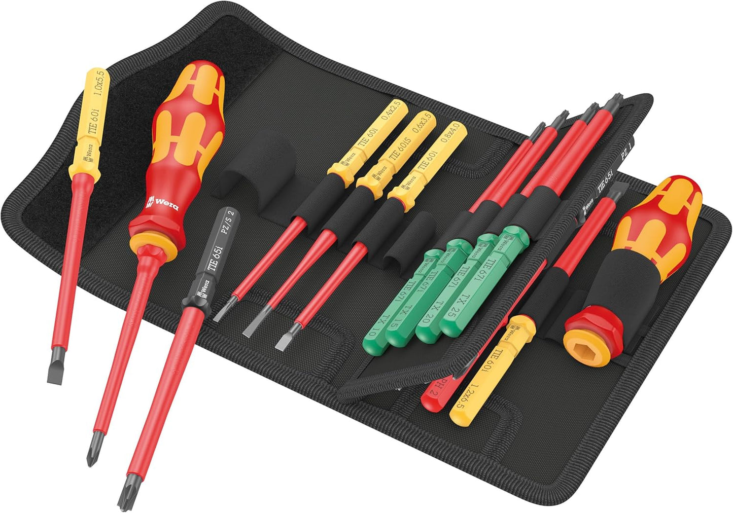 WERA - Kraftform Kompakt VDE 17-Piece Universal Tool Set with Tool Finder for Electricians