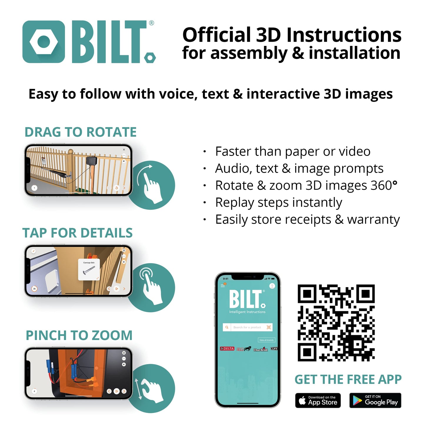Mighty Mule Gate Opener, Solar and Smart Ready, Heavy Duty Automatic Gate Opener, Gates up to 18ft or 850lb, Single Gate Opener - Estate, MM571W-EST