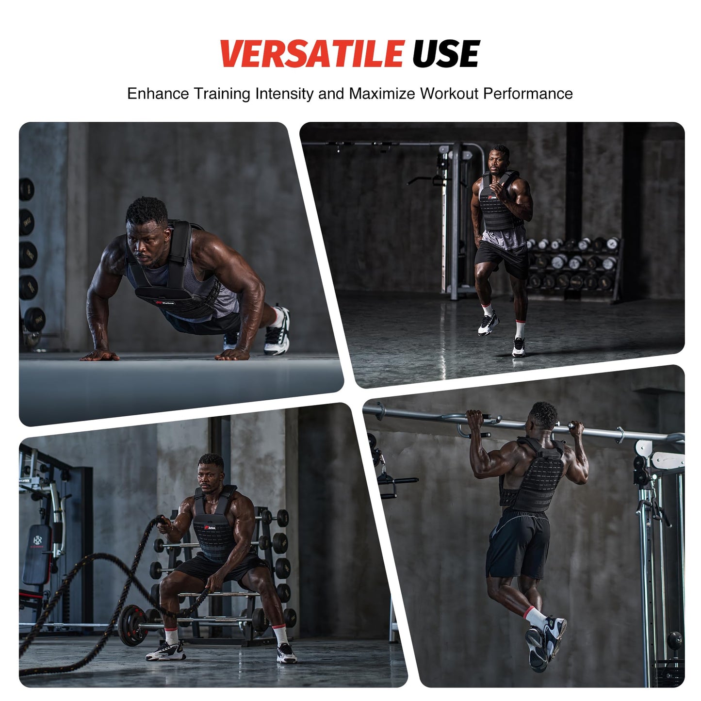 ZELUS Curved Weighted Vest Plates for Workout, 8.75LB Pairs Steel Weight Plates for Tactical Weight Vest, Ergonomic Training Plates for Running, CrossFit & Strength Training