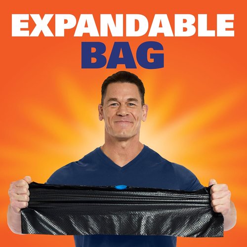 Hefty Ultra Strong Trash Bags - 30 Gallon, Black, Unscented, 25 Count | Durable & Reliable