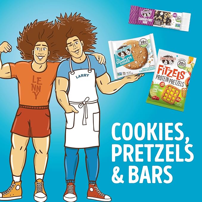 Lenny & Larry's The Complete Cookie, Peanut Butter Chocolate Chip, Soft Baked, 16g Plant Protein, Vegan, Non-GMO, 4 Ounce Cookie (Pack of 12)
