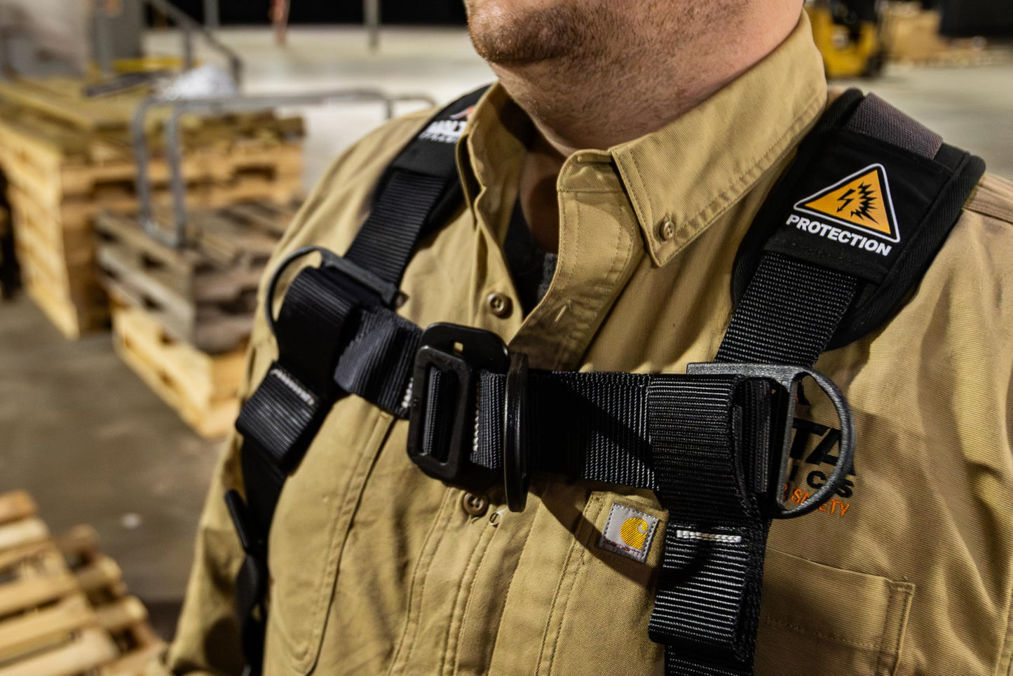 Malta Dynamics Flash Hog FR/Arc Flash Harness - ANSI Z359 ASTM F887-23 OSHA 1926 - Electrical Protection (S/M)