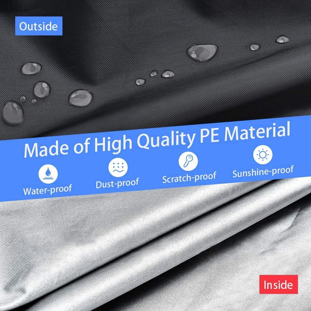 Exercise Bike Cover for Peloton Stationary Bike Upright Indoor Cycling Protective Cover Dustproof Waterproof Sunshine-Proof Out Door Bike Cover Black