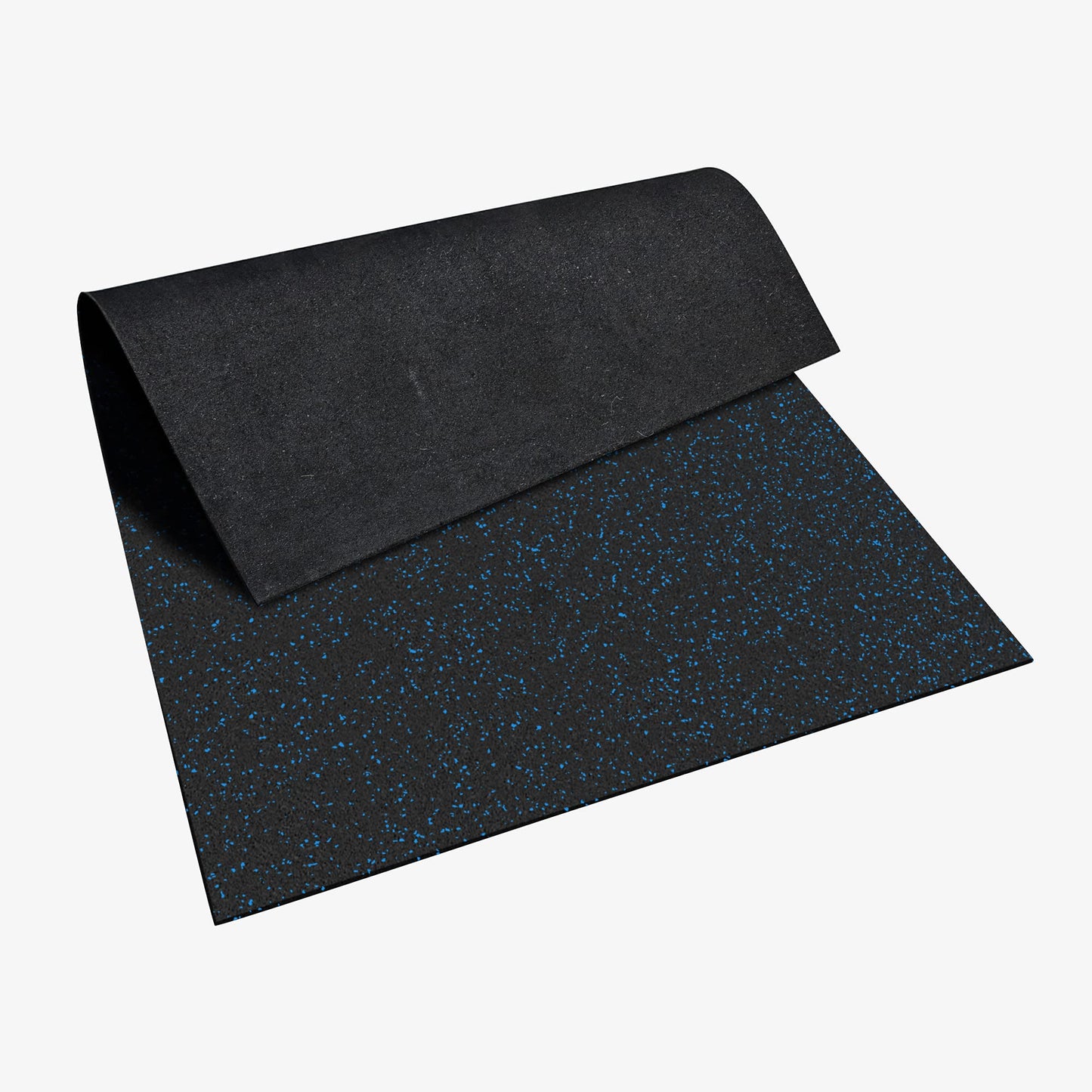 IncStores 4' x 6' Premium Durable Rubber Mat Home or Commercial Gym Flooring (Blue)