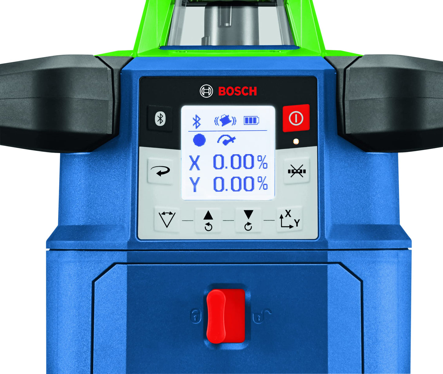 BOSCH GRL4000-90CHVK REVOLVE 18V Connected Green-Beam Self-Leveling Horizontal/Vertical Rotary Laser Kit, Includes CORE18V 4 Ah Battery & Charger, Tripod, Rod, Receiver, Carrying Case, & Accessories