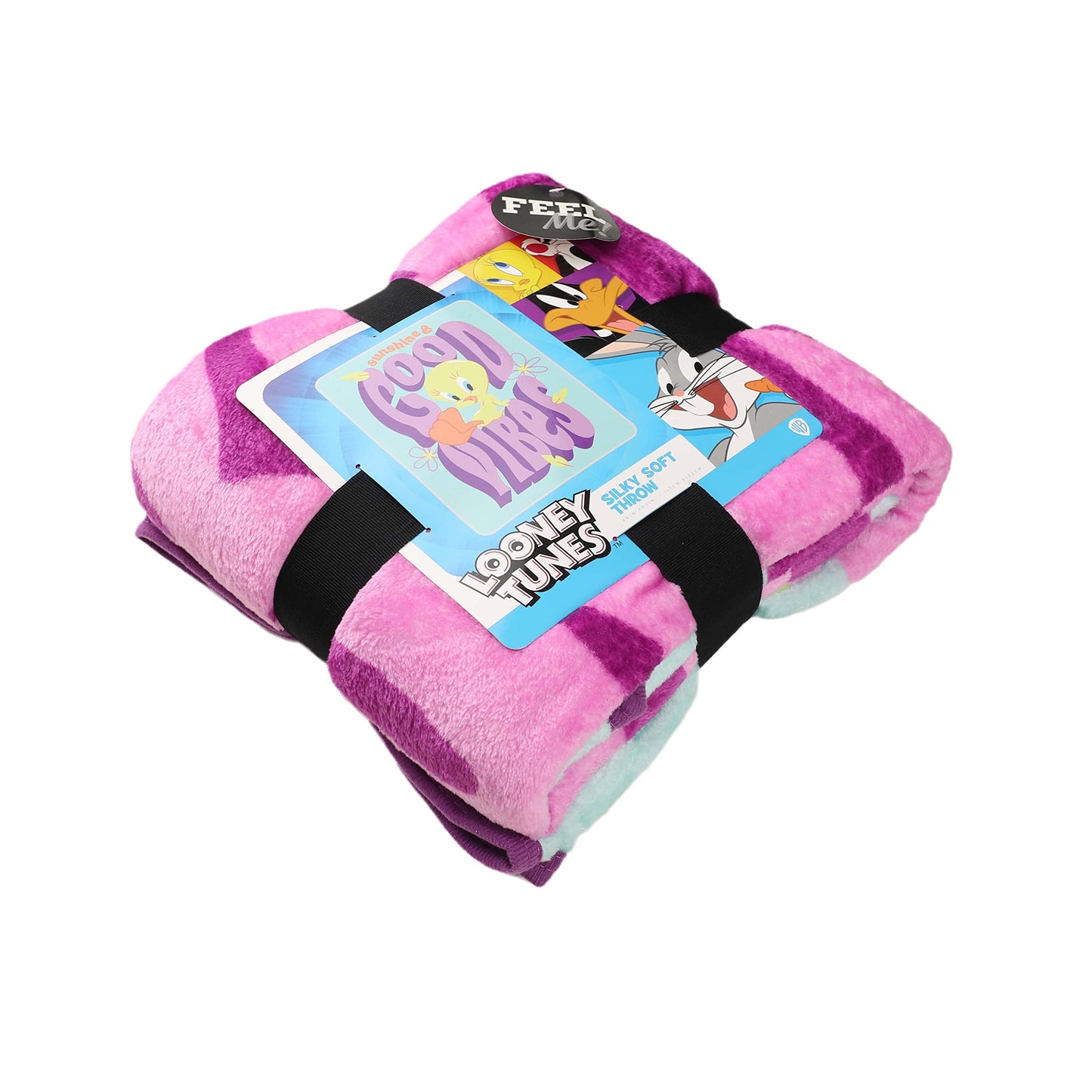 Northwest Looney Tunes Silk Touch Throw Blanket, 46" x 60", Good Vibes