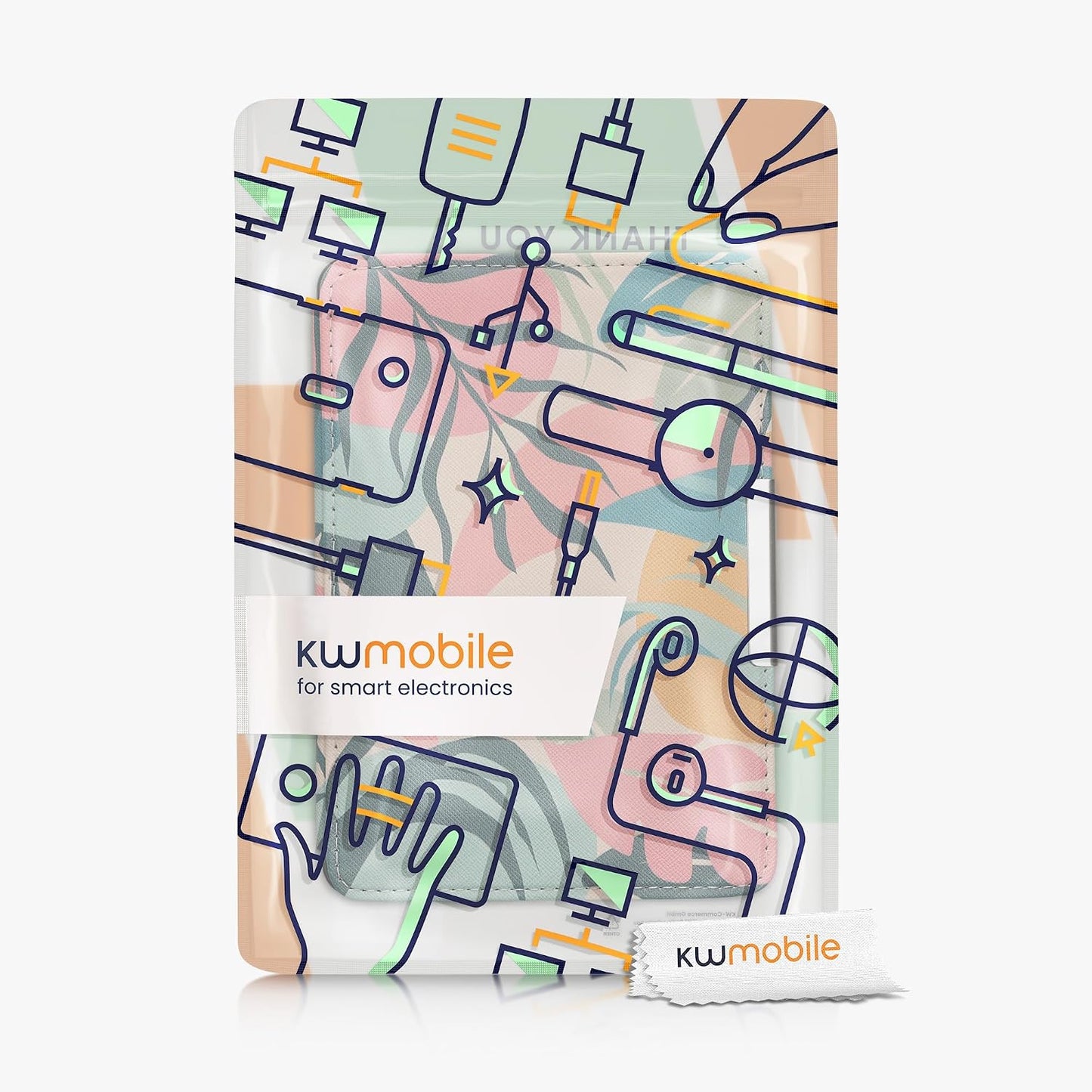 kwmobile Tropical Jungle Kindle Paperwhite Case - Vibrant eReader Cover