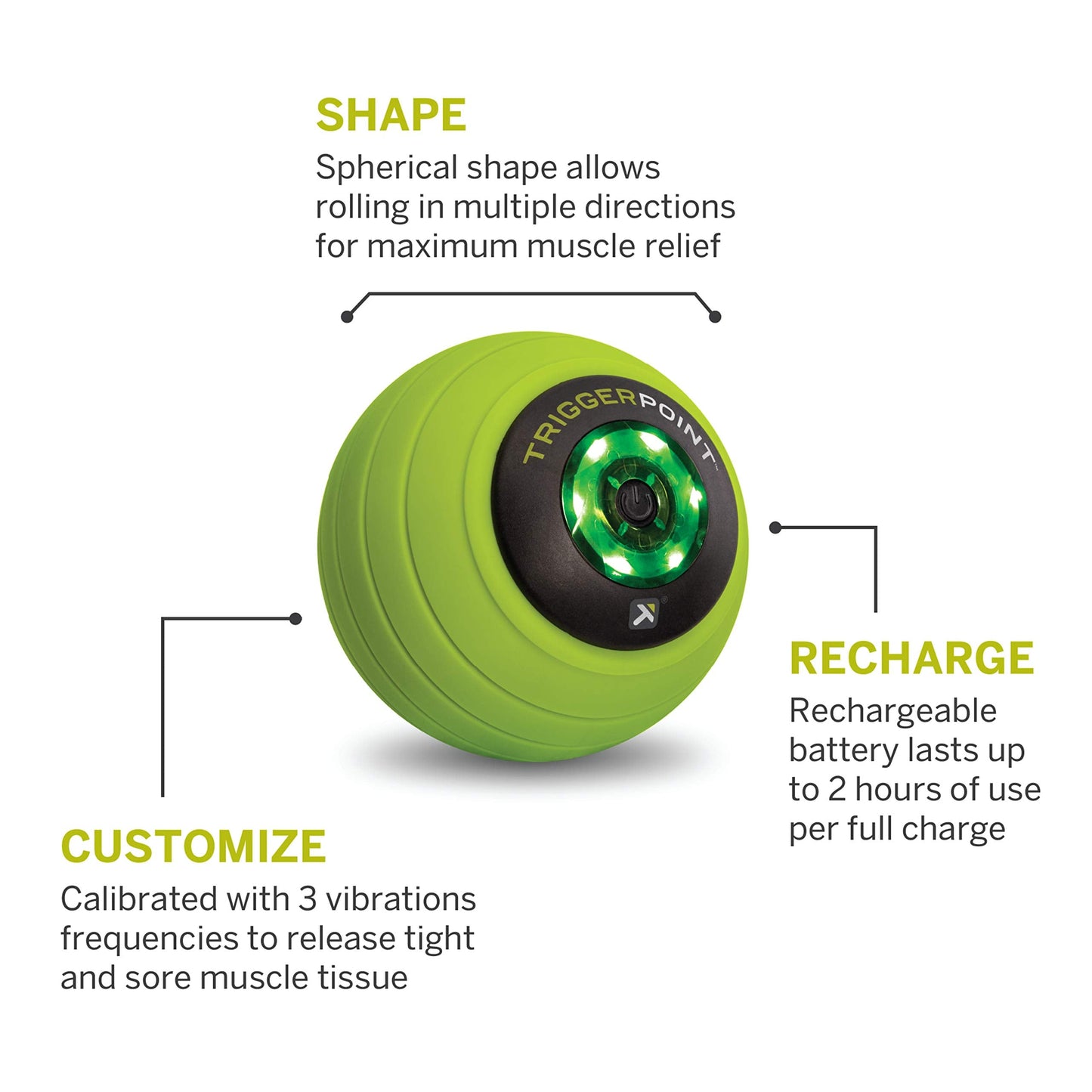 TRIGGERPOINT Trigger Point Performance MB Vibe 3-Speed Vibrating Massage Ball