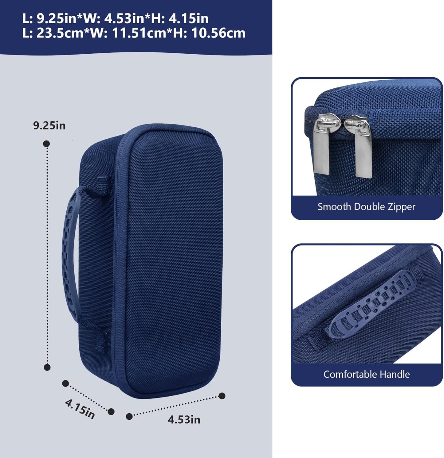 Supmay Hard Carrying Case for Blue Tees Golf Player+ / Golf Player Pro GPS Speaker with Touch Screen Display, GPS