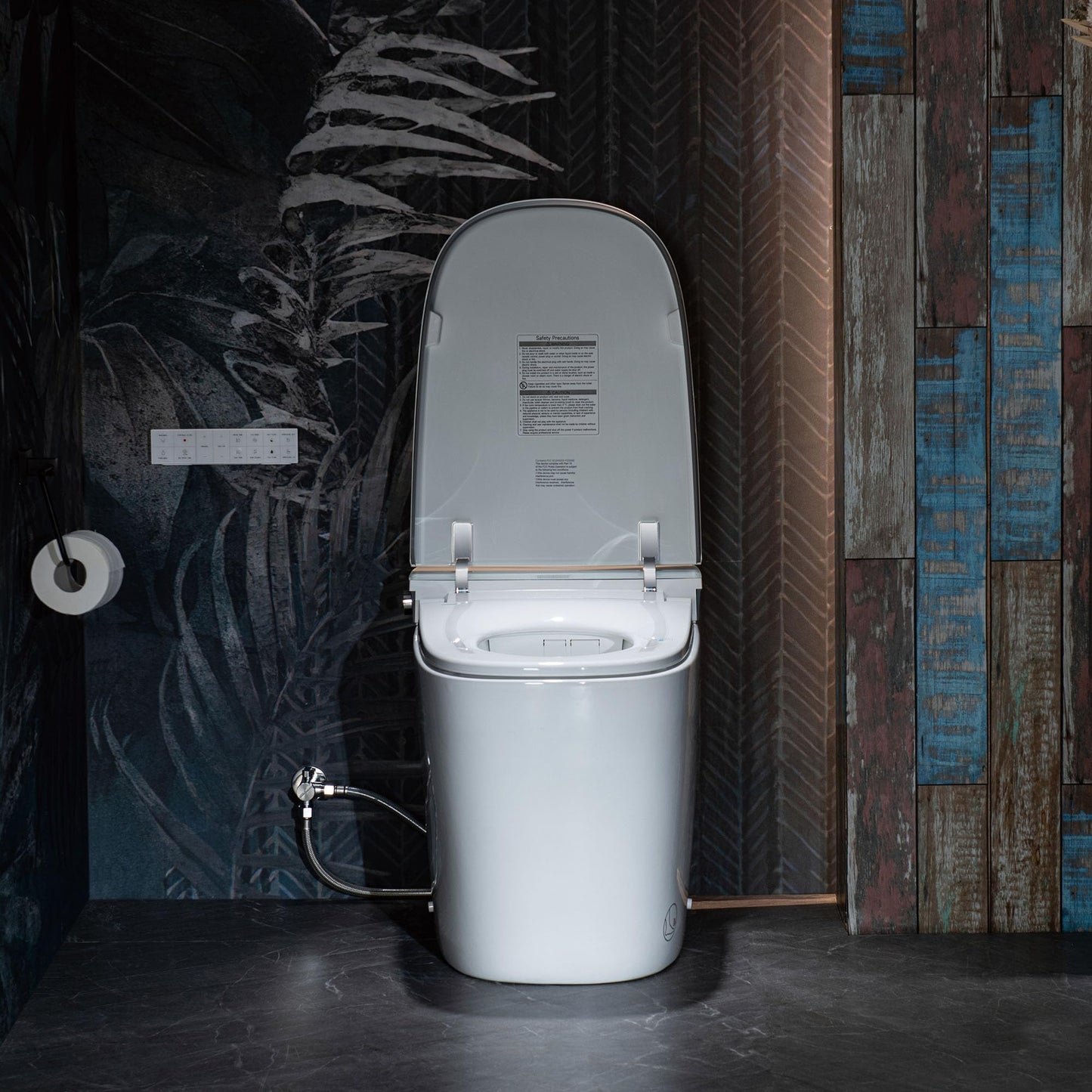 WOODBRIDGE Smart Toilet with Voice Control, 1000g MaP Flush Score, Foam Shield, Moving Dryer, Blackout Flush, ADA Comfort Height, Auto Open & Close, Heated Seat, B0931S