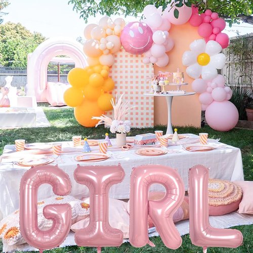 40" Pastel Pink Letter K Balloon - Large Foil Helium Balloon for Birthday, Graduation & Party Decor