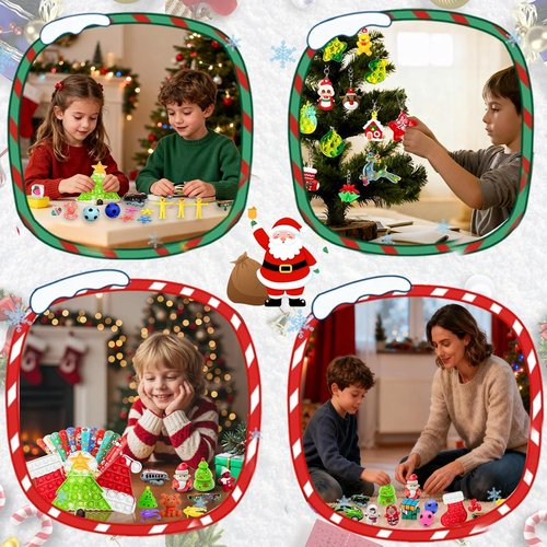 Fidget Advent Calendar 2025 - Christmas Countdown with 24 Surprising Fidget Toys | Perfect Stocking Stuffer for Kids