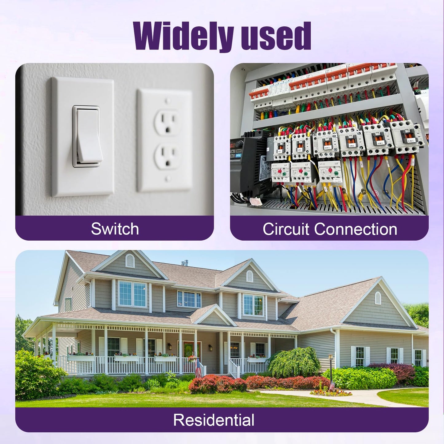 12/3 Wire with Ground - 100FT 12 Gauge NM-B Non-Metallic Sheathed Cable 100% Pure Copper 12 AWG 3 Conductor Residential Indoor Wire for Outlets, Switches, Other Loads and Lighting Wiring Projects etc.