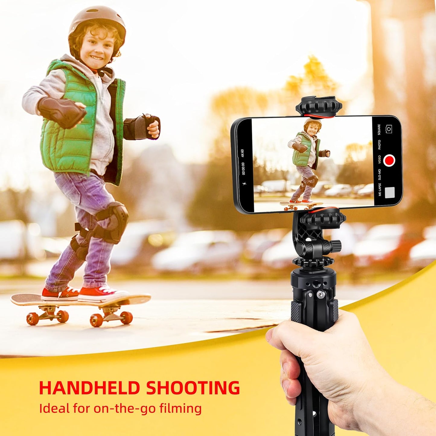 Zeadio etc(40kg/88lb Heavy Duty Mini Metal Tripod Stand - Universal Small Table Tripod for Camera, Gimbal, Action Cam