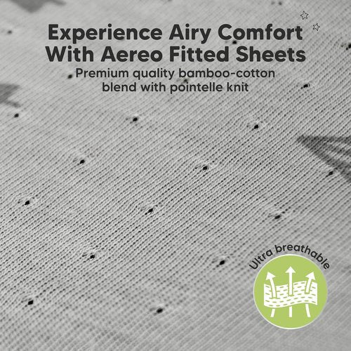 KeaBabies Fitted Crib Sheets - Soft Bamboo Viscose Cotton, 52x28 Standard Size, Gender Neutral, 2-Pack