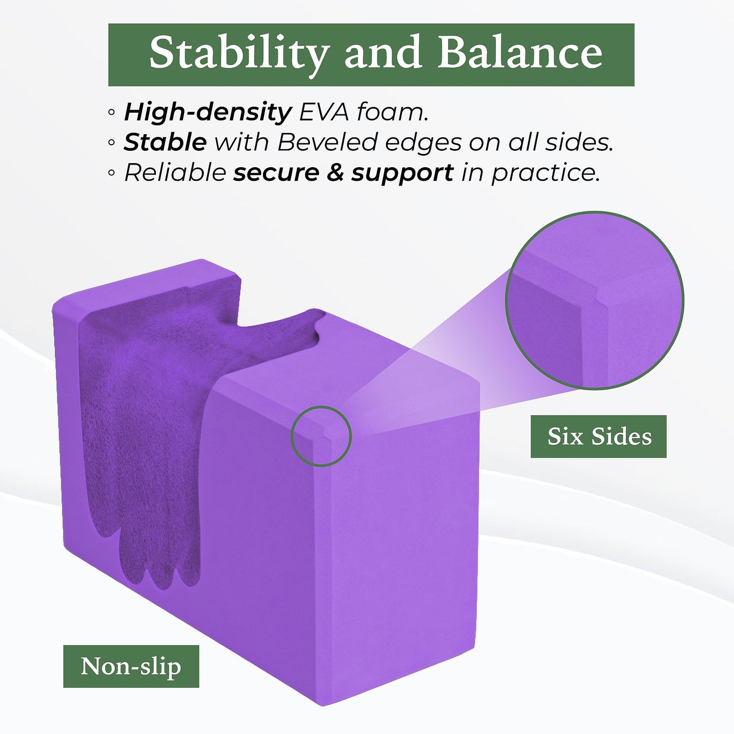 Yes4All Yoga Blocks 2 Pack Push Up Blocks Accessories, Comfort Wrist Support Equipment for Women Men Beginners, EVA Foam Brick for Grip Strength Balance Fitness and Exercise