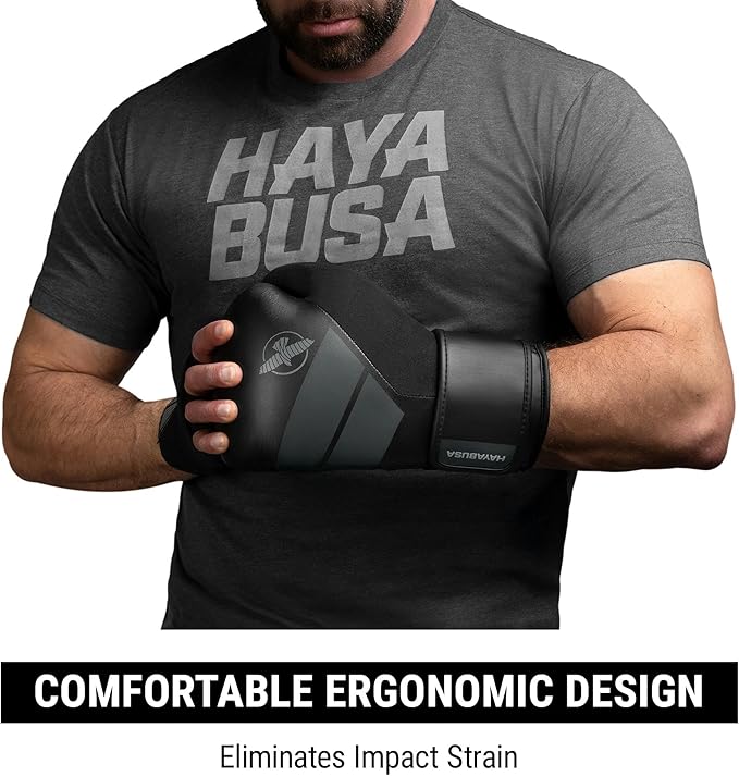 Hayabusa S4 PU Leather Boxing Gloves for Men, Women & Kids, 10oz, 12oz, 14oz, 16oz, Training, Sparring, Kickboxing, Fighting Sports, Taekwondo, MMA, Muay Thai & Arts