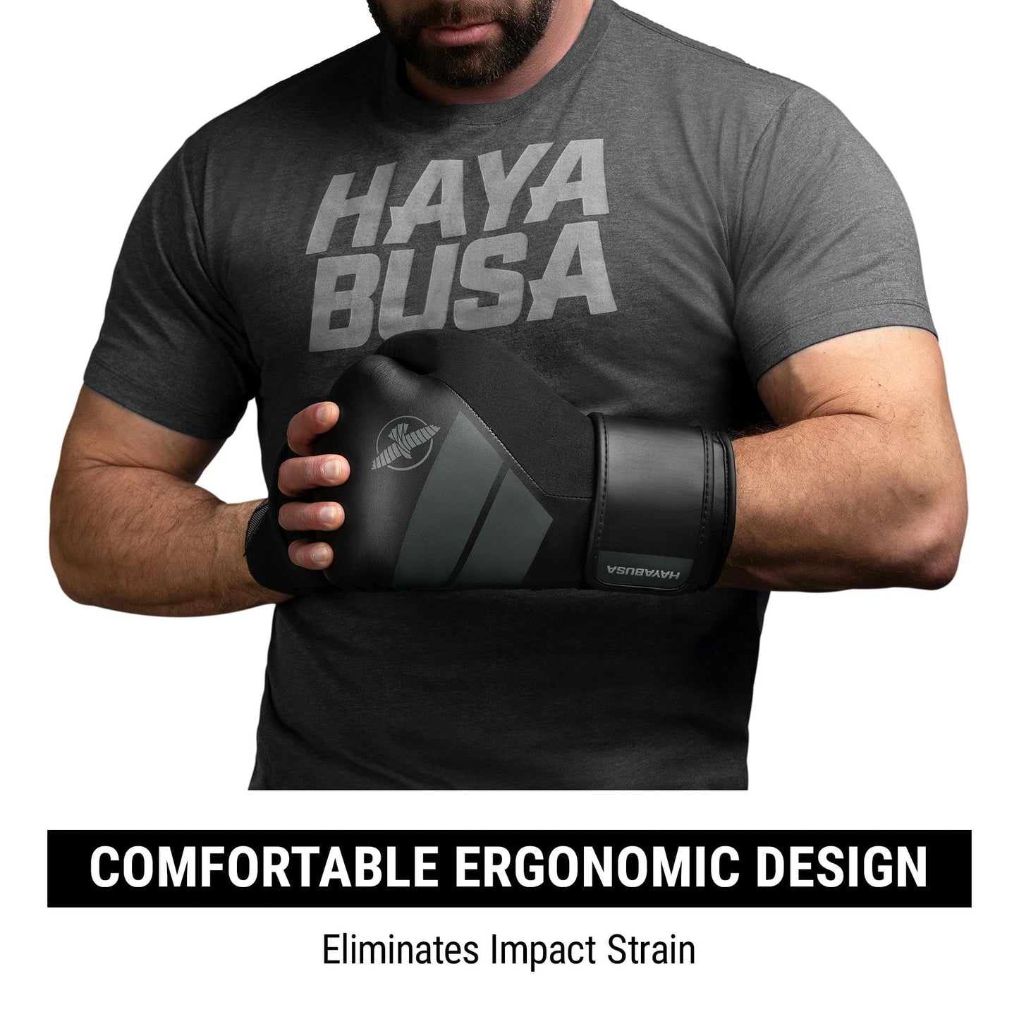 Hayabusa S4 Boxing Gloves for Men and Women - Black, 16 oz