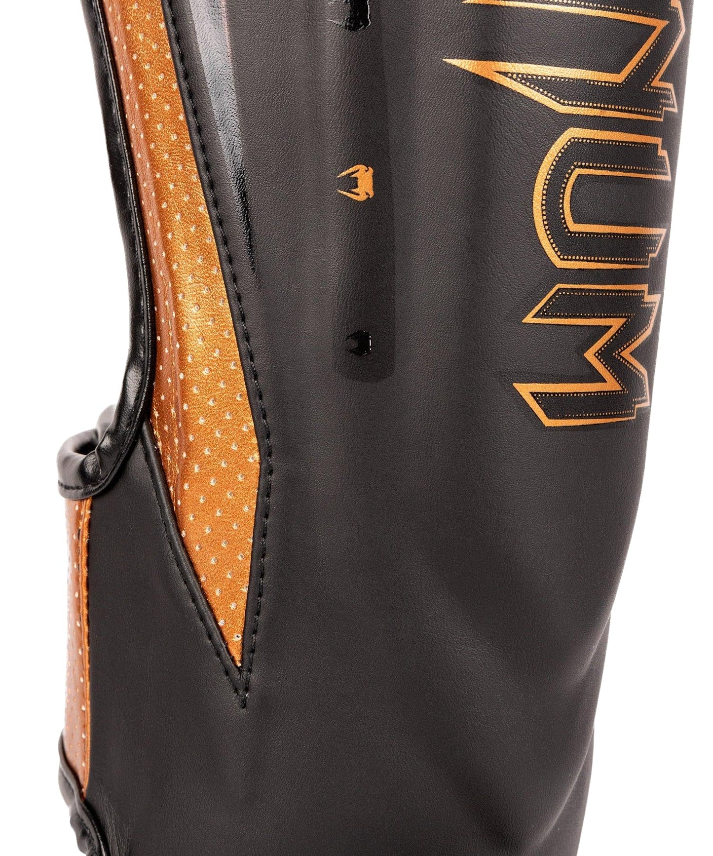 Venum Elite Evo Shin Guards-Black/Bronze - L