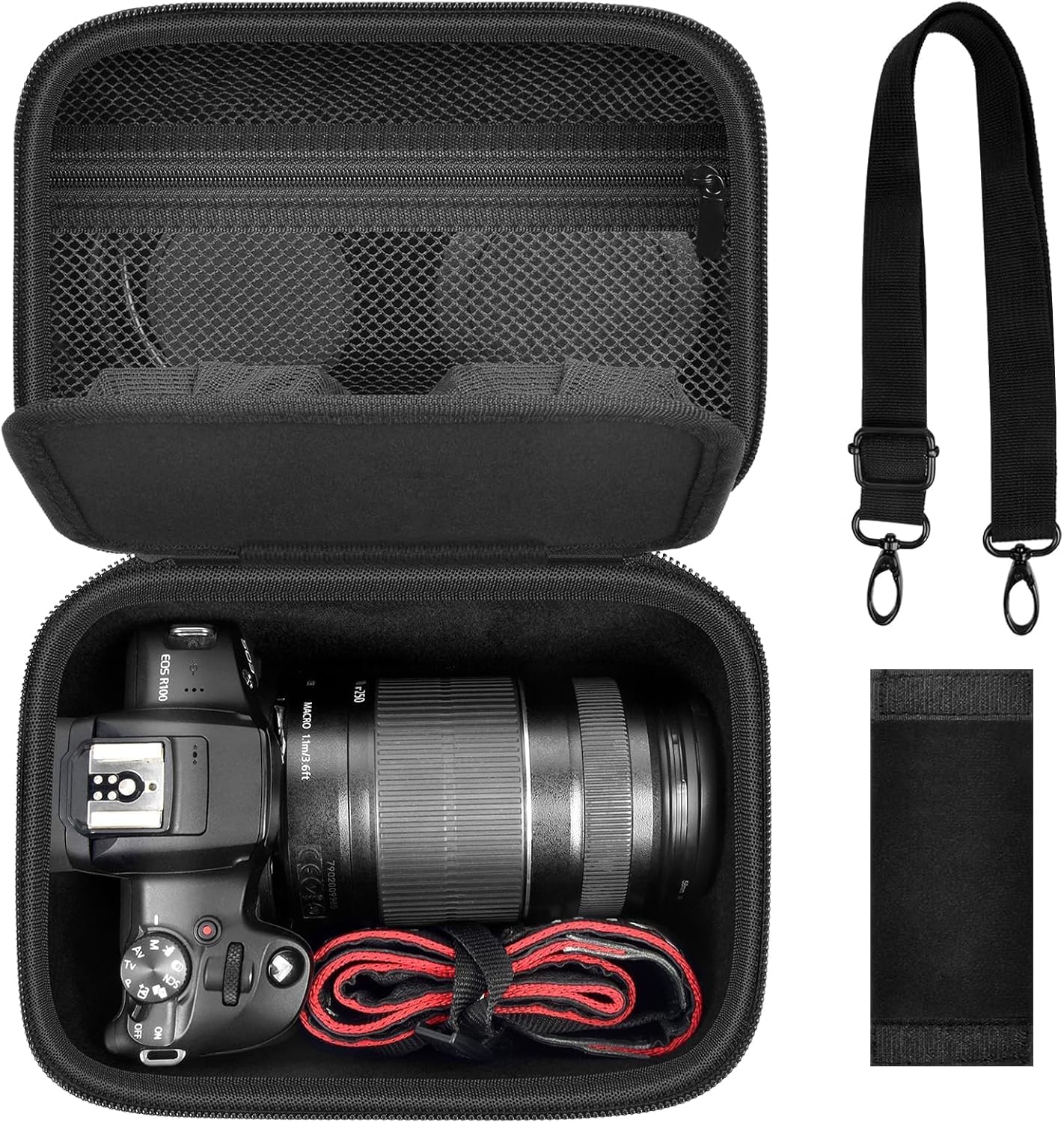 R100 R50 GWCASE Compact Case Compatible for Canon EOS Mirrorless Camera, Travel Storage Cameras Crossbody Bag for Video