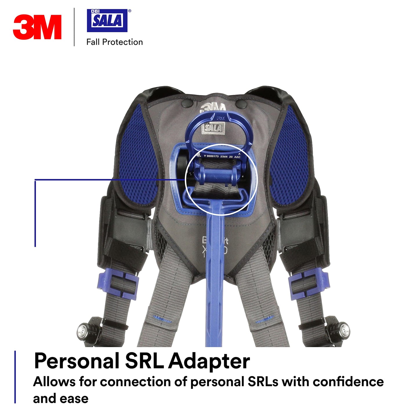 3M DBI-SALA Construction Weight Distribution Climbing/Positioning Safety Harness, Fall Protection, OSHA, ANSI, Back, Front and Hip D-Rings, Dorsal D-Ring, Auto-Lock Quick-Connect Leg Buckle, Small