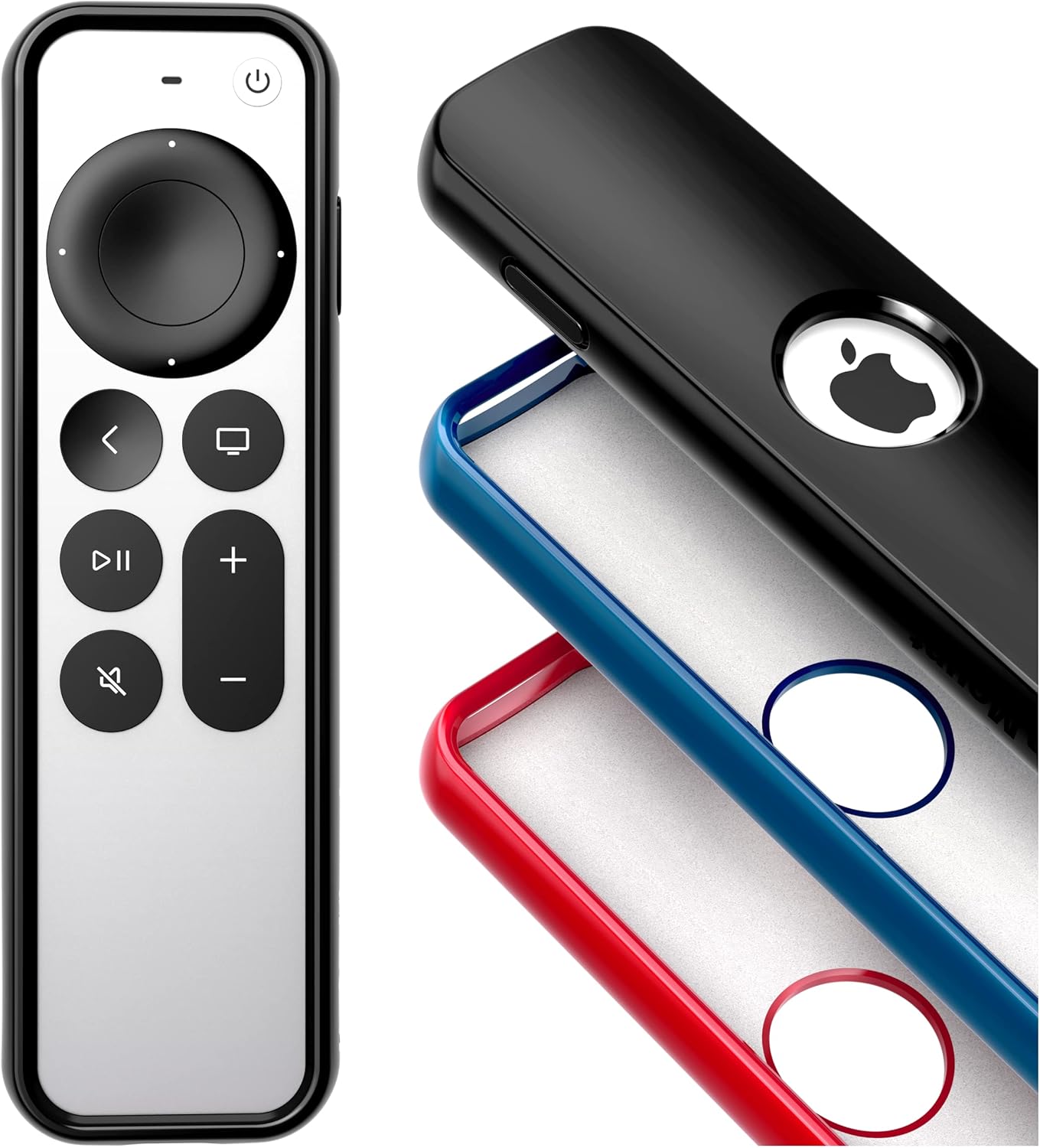ReliaMount Case for Apple TV Remotes Premium Drop Protection and Comfortable to Hold Designed in USA (Premium Black