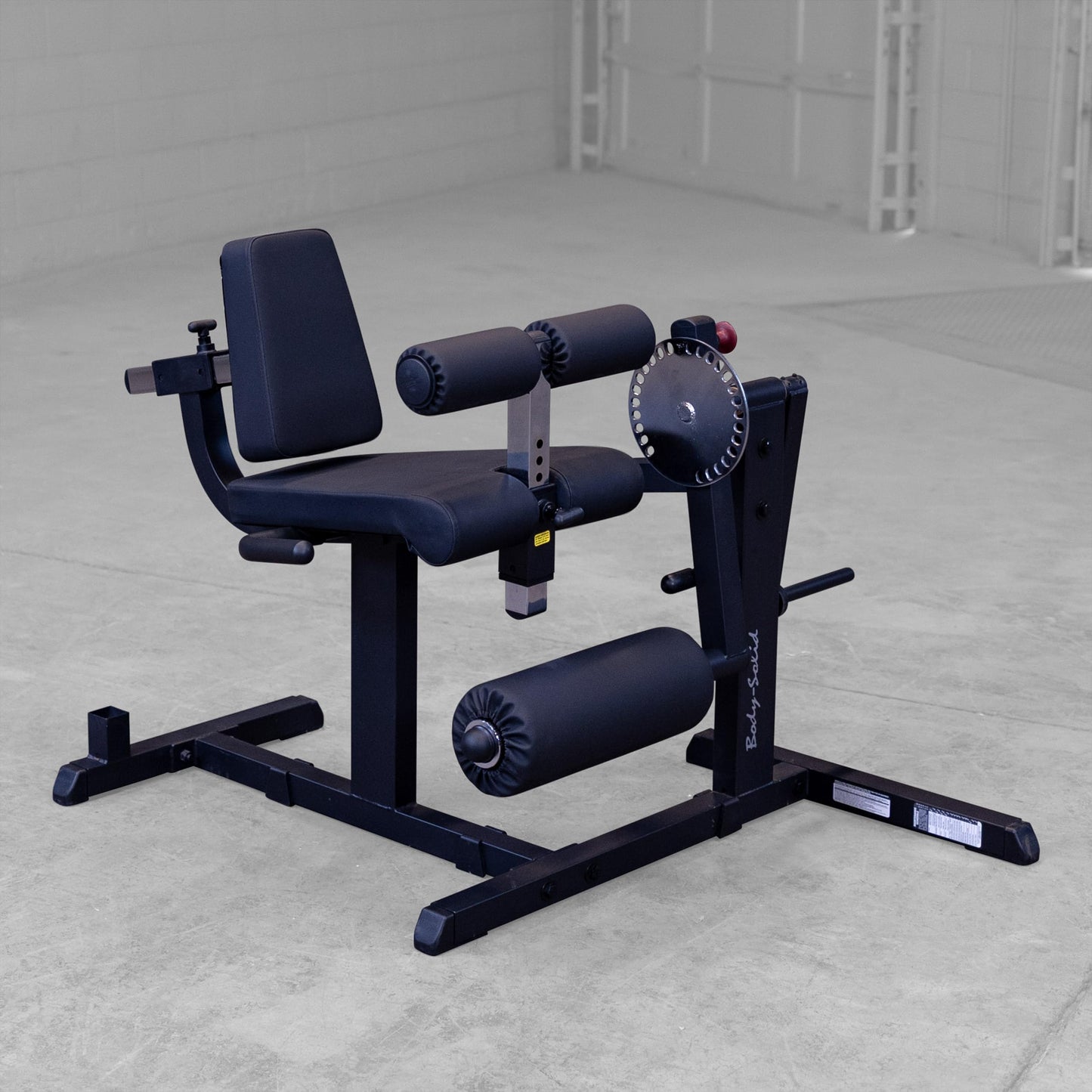 Body-Solid (GCEC340B) CAM Series Adjustable Leg Extension and Curl Machine - Comfortable, Heavy-Duty Home Gym Equipment for Hamstring and Quad Workouts - Black/Gray