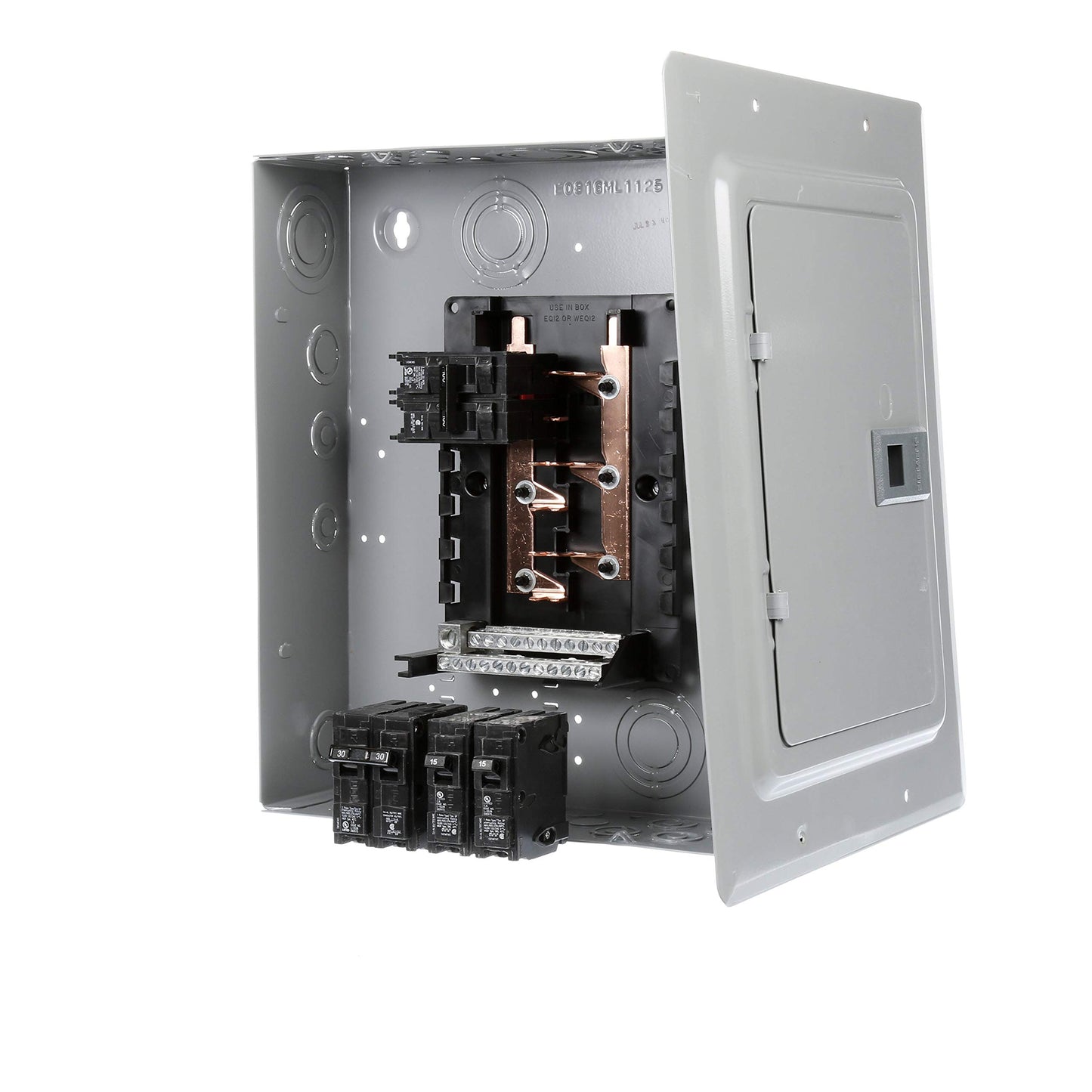 Siemens E1020MB1100FCGP 100-Amp Indoor Narrow Width Renovation Main Breaker Load Center, 10-Space 20-Circuit, Gray