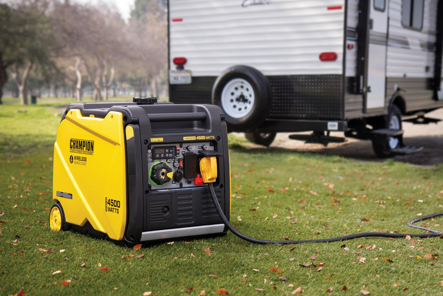 Champion Power Equipment 4500-Watt Wireless Remote Start Inverter Generator with Quiet Technology and Free 3-Year Warranty