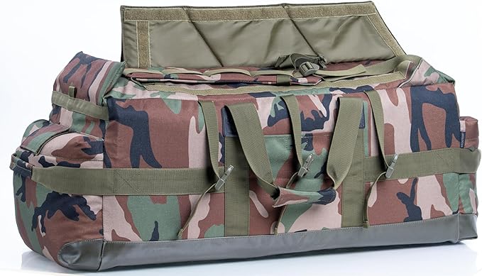 Large Military Duffle Bag Backpack Tactical Field Gear Equipment Duffel Bag Army Deployment Bag 85L
