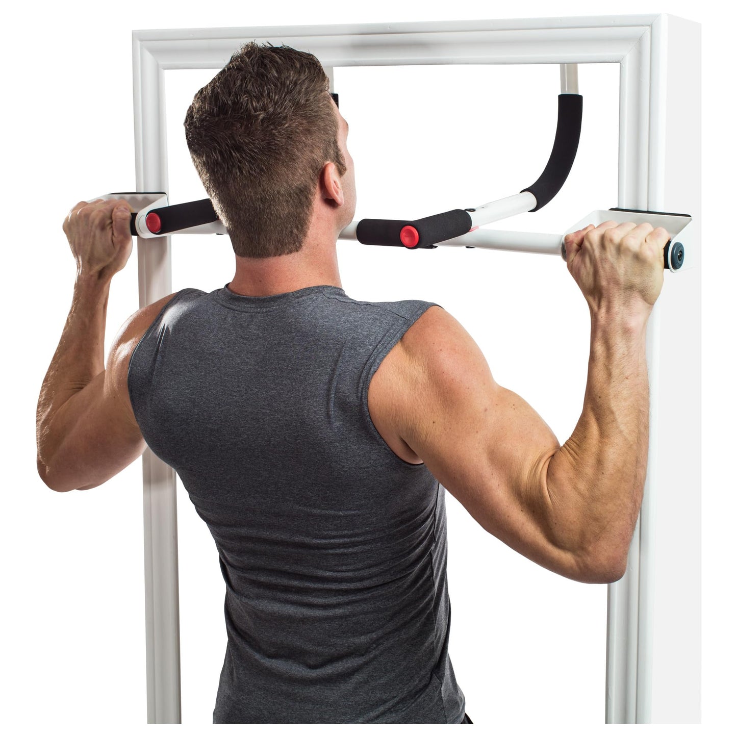 Perfect Fitness Multi-Gym Doorway Pull Up Bar and Portable Gym System, Original