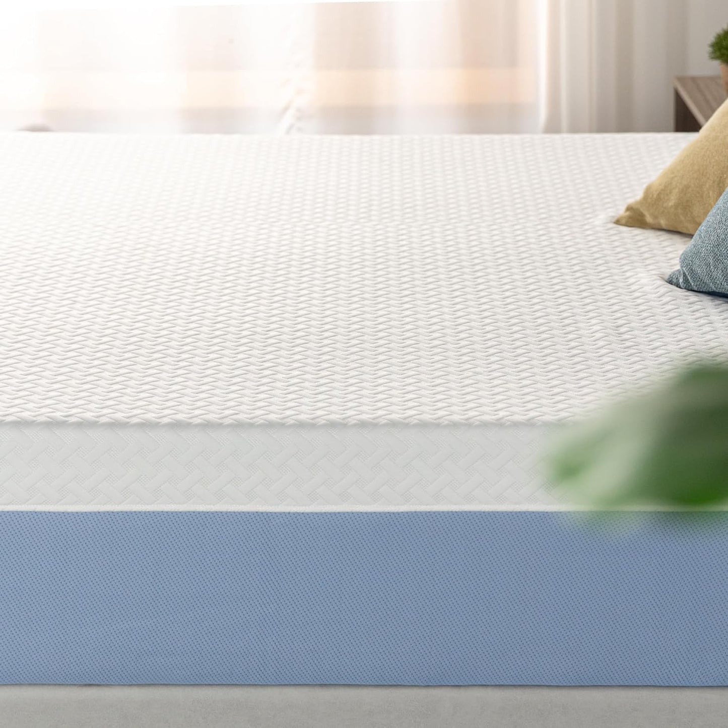 Zinus 10 Inch King Memory Foam Mattress - Cooling Comfort, Fiberglass-Free, Medium Feel, Safe Materials