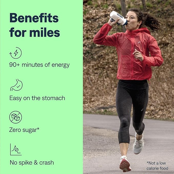 UCAN Energy Powder, Tropical Orange, Keto, Sugar-Free Pre & Post Workout for Men & Women, Non-GMO, Vegan, Gluten-Free, Great for Runners, Gym-Goers and High Performance Athletes (28 Servings, 24.6oz)
