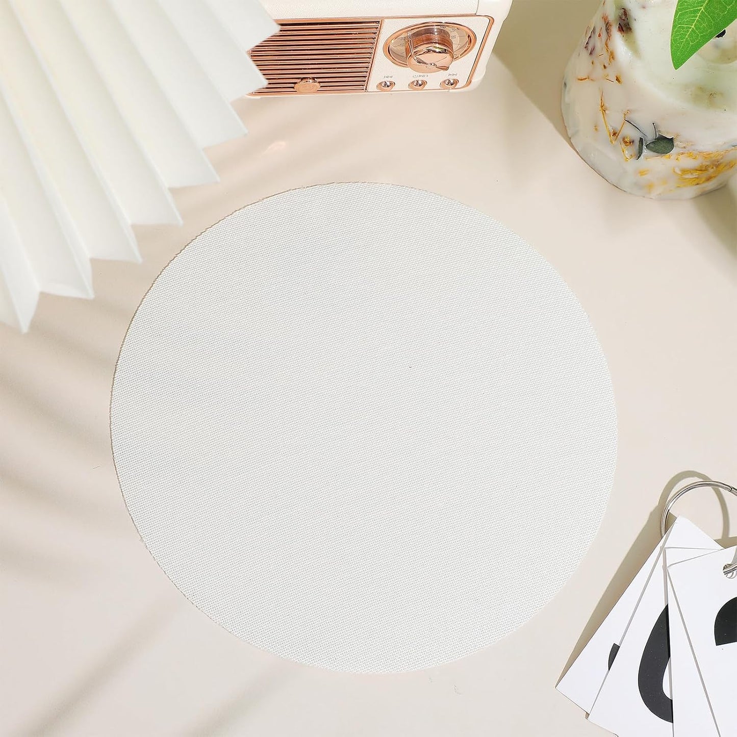 2pcs 7 Inch BESPORTBLE Lamp Shade Diffuser Round Recessed Light Cover for Ceiling Lamps Anti Glare Softener for Nursery