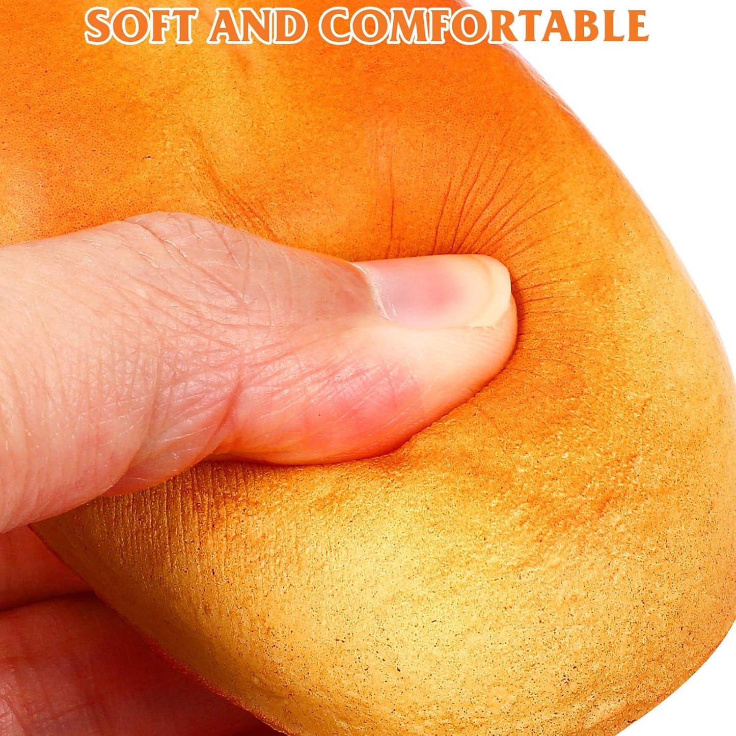 3 10.62In DOITOOL Pcs Artificial Long Bread Loaves Realistic Fake Bread Toy Props for Photography Display and Play Food
