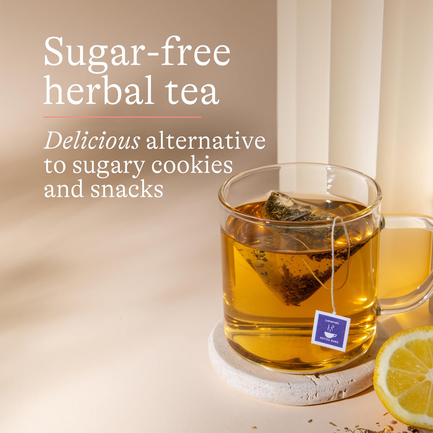 Lansinoh + HotTea Mama Milk's Up Lactation Support Tea with Fenugreek, Fennel, Anise Seed, Caffeine-Free, Sugar-Free, Postpartum Essentials for New Moms, Includes 14 Tea Sachets