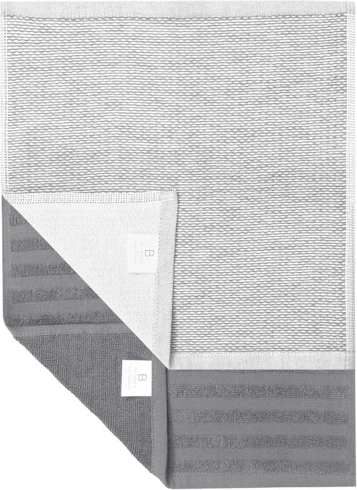 Bumble Premium Dish Cloths - Highly Absorbent 100% Natural Cotton | 13"x13" | 6 Pack - Soft Terry Set in Grey