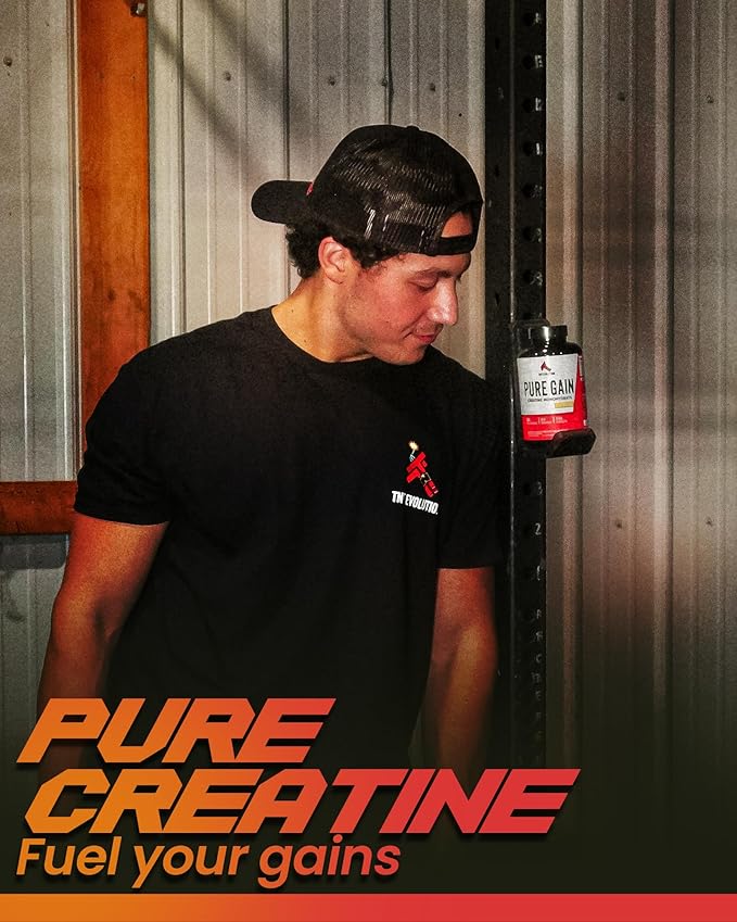 Creatine Monohydrate Capsules – 750mg Capsule for Men & Women – 60 Serving – Pure Micronized Creatine for Strength, Fitness & Sport – 240 Count, Gluten Free Nutritional Supplement